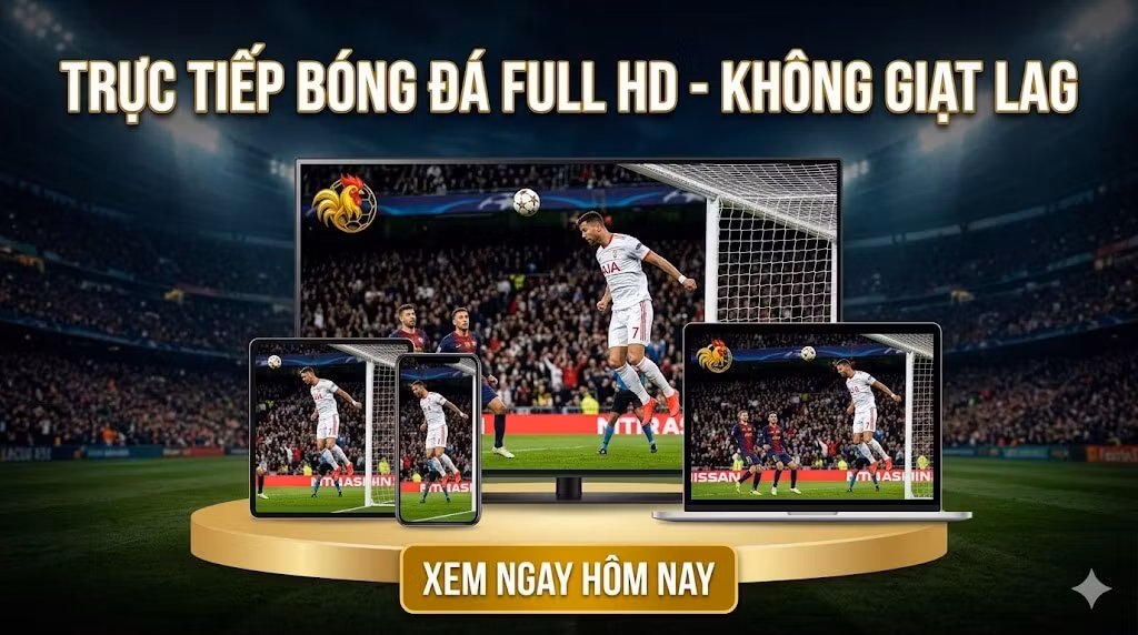 Xem trực tiếp bóng đá Full HD đa nền tảng không giật lag tại hệ thống Gavang TV.